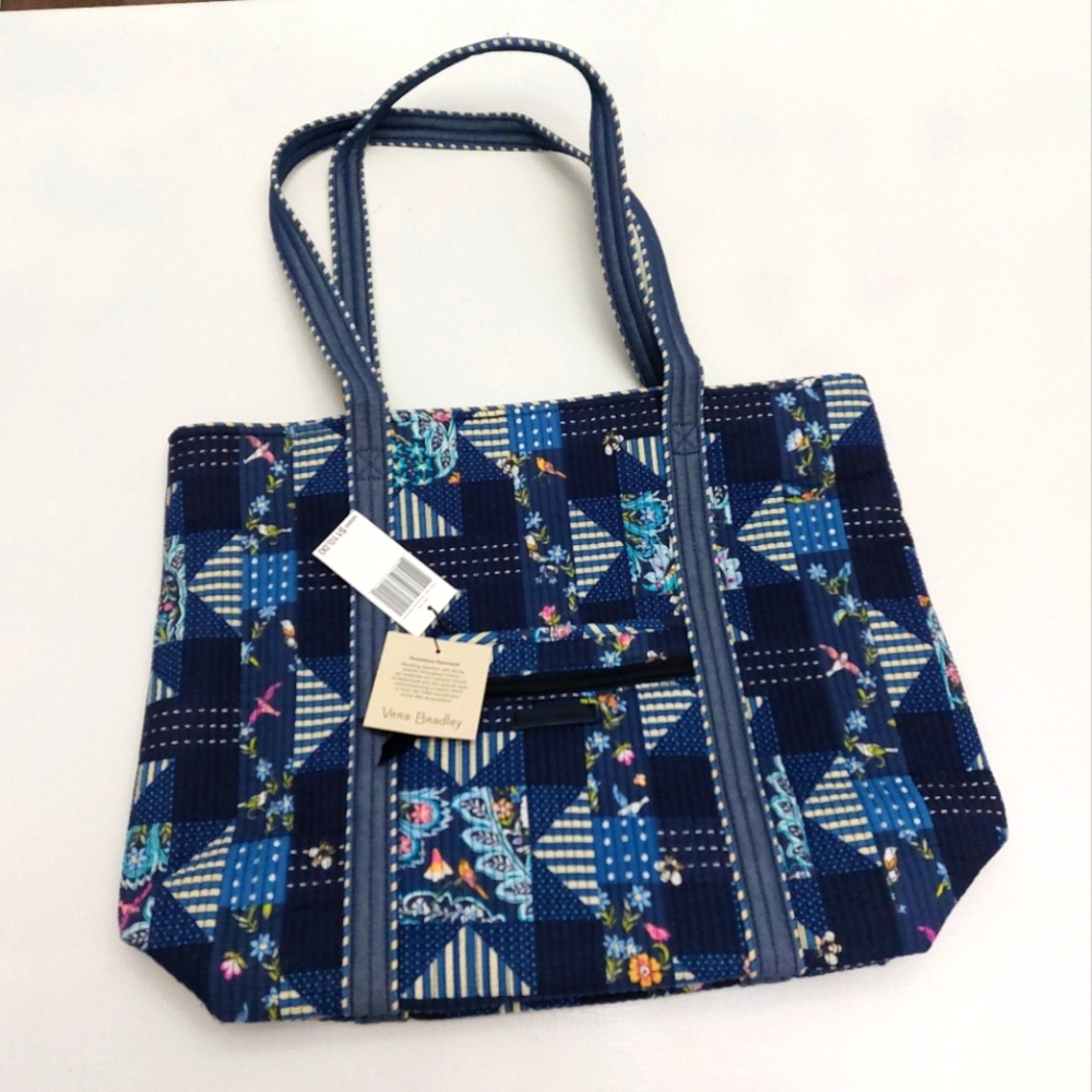 Vera Bradley Lmt Ed Large Vera Tote Persistence Patchwork NWT